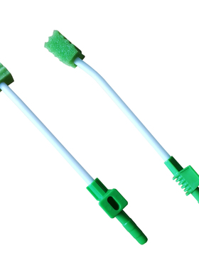 ICU病房一次性使用吸痰器 便携式吸痰刷挖痰海绵棒清洁口腔残留物