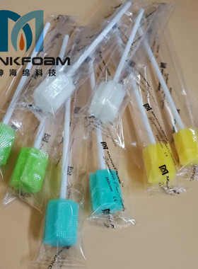 供应欧美品质货源儿童口腔按摩牙刷棒自闭吞咽康复训练护理海绵棒