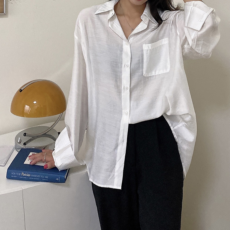 Real shooting and real price sun proof paper shirt in spring and summer~