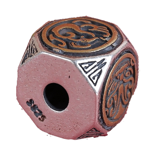 S925纯银四大神兽隔珠方形散珠泰银四象佛珠饰品DIY手串配件材料