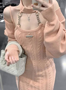 纯欲性感辣妹两件套装女