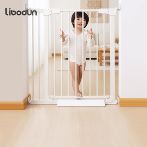 利伯顿加高加粗免打孔楼梯口门栏