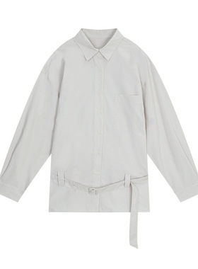 木兰 OVERSIZE随性衬衣女2025十三行秋季新款韩版宽松衬衫女56032