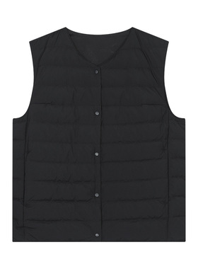 木兰 轻盈软糯白鸭绒外套女2025十三行秋季新款百搭羽绒马甲55858