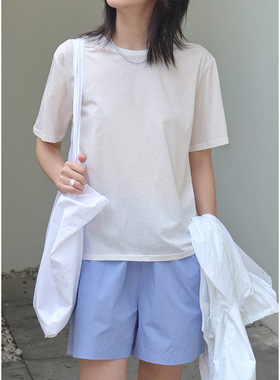 CLEAN SPACE简约休闲百搭短裤2025十三行新款韩系时尚街头裤55923