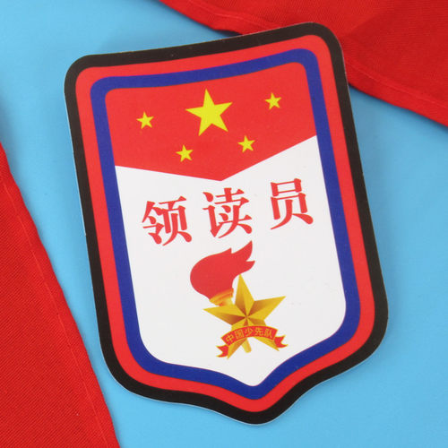 领读员臂章牌子少先队员班干部徽章别针式袖标小学生队干部袖章