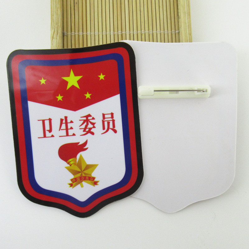 卫生委员臂章胸牌牌子少先队员班干部徽章别针袖标小学生干部袖章