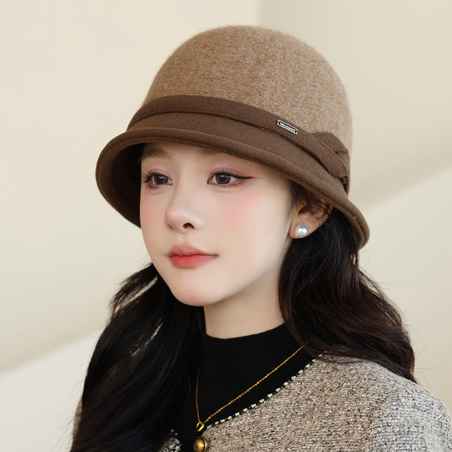 中老年人帽子女秋冬季妈妈加厚