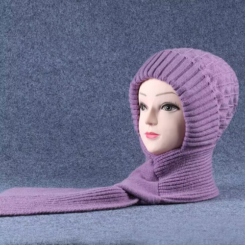 巧米莎毛线帽逛街百搭女冬季