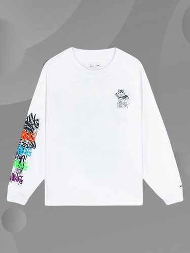 Lining/李宁正品男大童运动生活系列天马行空处宽松长袖YHSS249