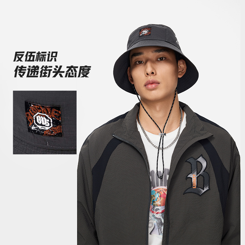 李宁正品男女同款经典透气渔夫帽