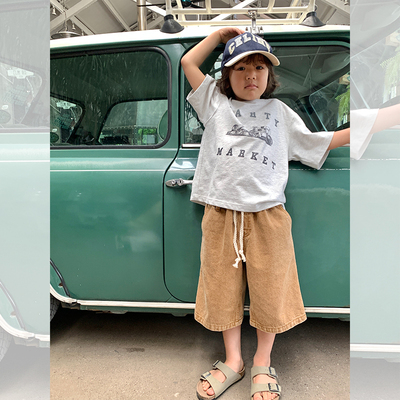 MARTYMARKET抽绳牛仔裤