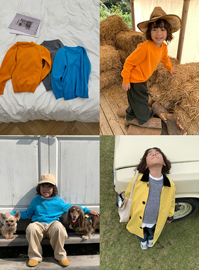 jooca 男童三色全羊毛针织打底毛衣保暖秋冬