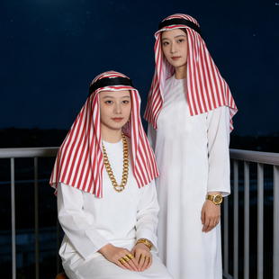 【团建爆款】迪拜扮演阿联酋长cos服装中东土豪阿拉伯富婆闺蜜团