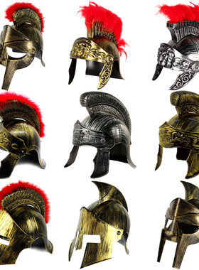 古罗马武士道具中世纪头盔塑料兵器道具希腊PU刀剑匕首盾牌小刀