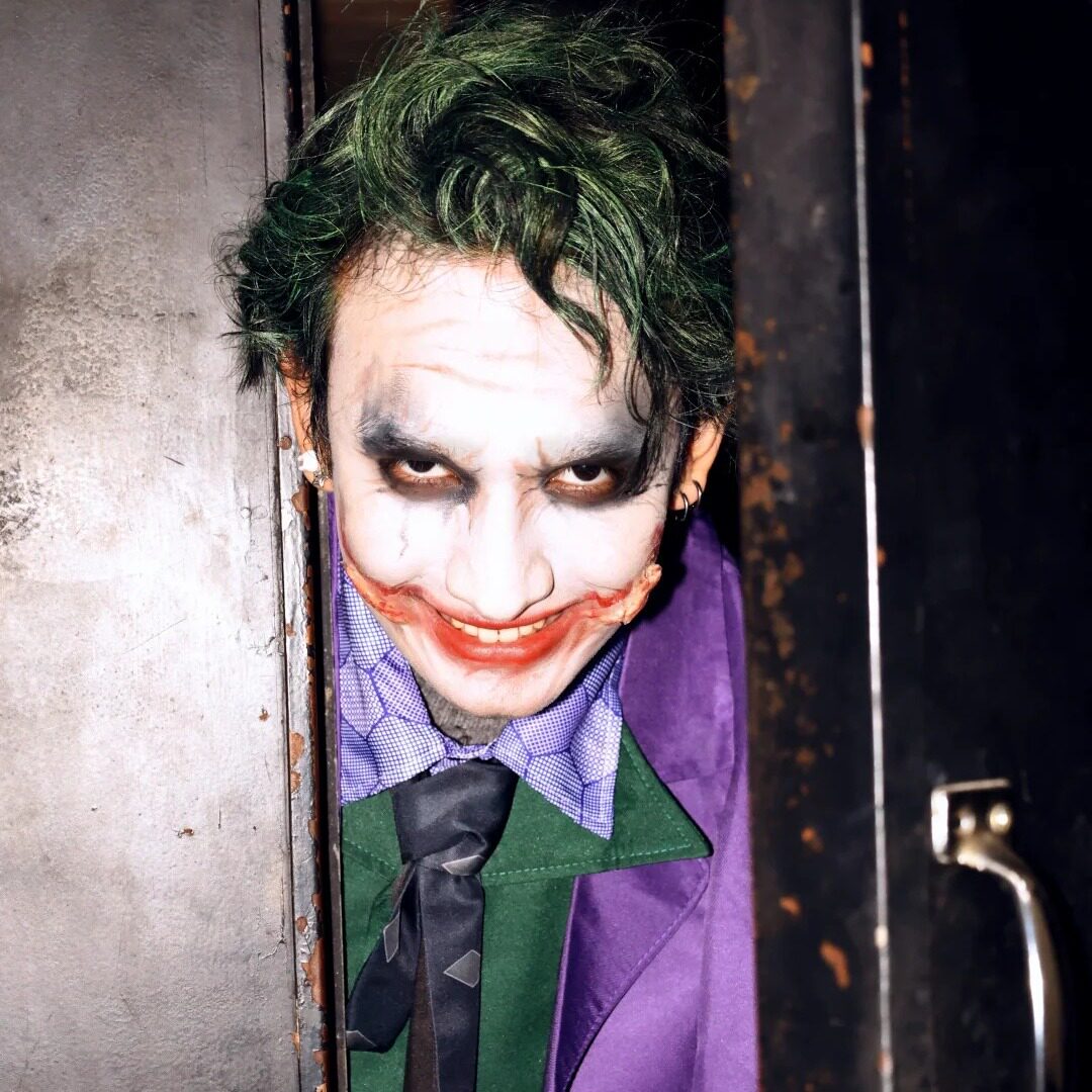 希斯莱杰小丑cos服 男女同款紫色西服Joker蝙蝠侠反派 万圣节全套