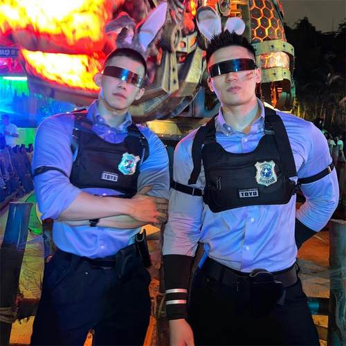 男款朱迪警官大码万圣节衣服