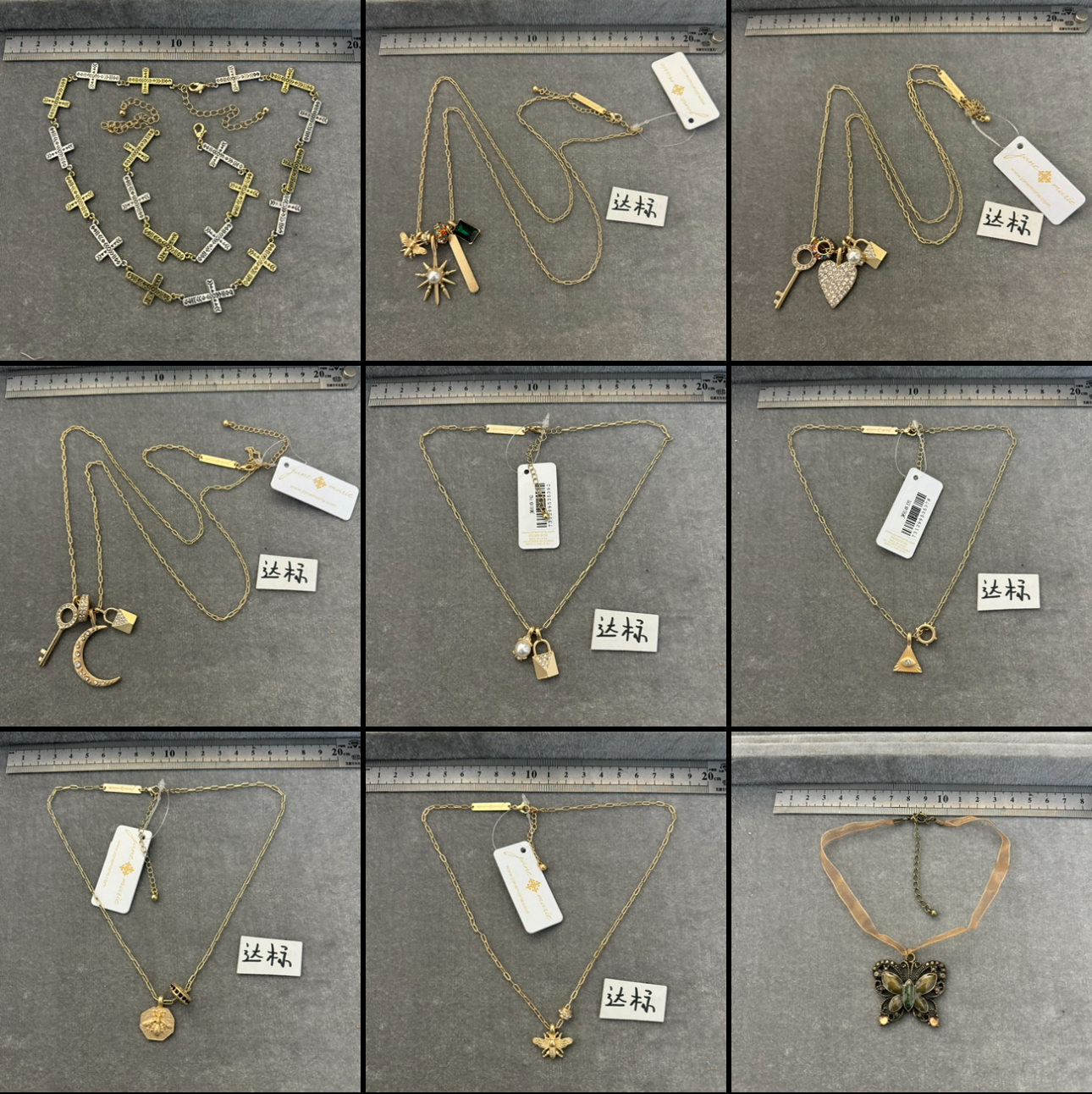 孤品美货7十字架项链女拍下默认接受微瑕完美主义者勿拍复古饰品