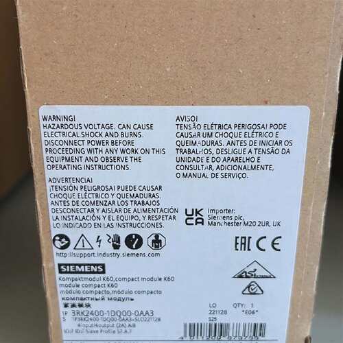 可维修3RK2400-1DQ00-0AA3紧凑模块正议价