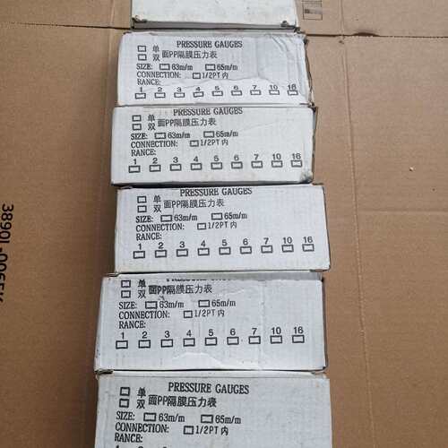可维修LUDI单双面隔膜压力表，63mm/65mm两议价