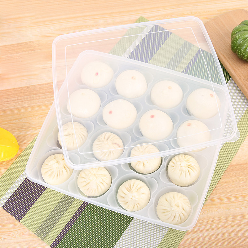冰箱保鲜收纳厨房小馒头速冻包子饺子点心饭团面点塑料食物盒新品,收纳整理,食物收纳盒,淘宝优惠券,粉丝福利购,淘宝优惠卷