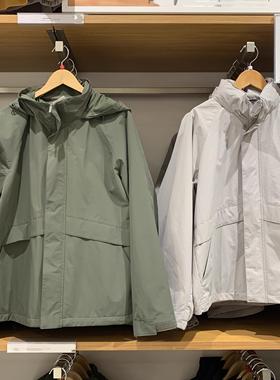 男女同款 日单 2025春防风立领茄克外套夹克休闲连帽外套475038