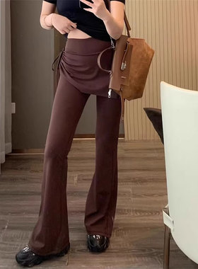 Lu家同款！2025春夏新款微喇叭瑜伽裤高腰提臀运动普拉提健身裤女