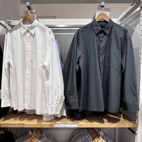 日单2025夏季男装女装宽松衬衫/长袖衬衣休闲薄外套480294 476024