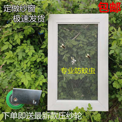 塑钢窗纱窗自装定做防鼠网防蚊虫