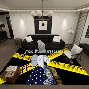 FOG 创意卡通地毯客厅沙发茶几垫男生卧室电竞地垫 ESSENTIALS个性