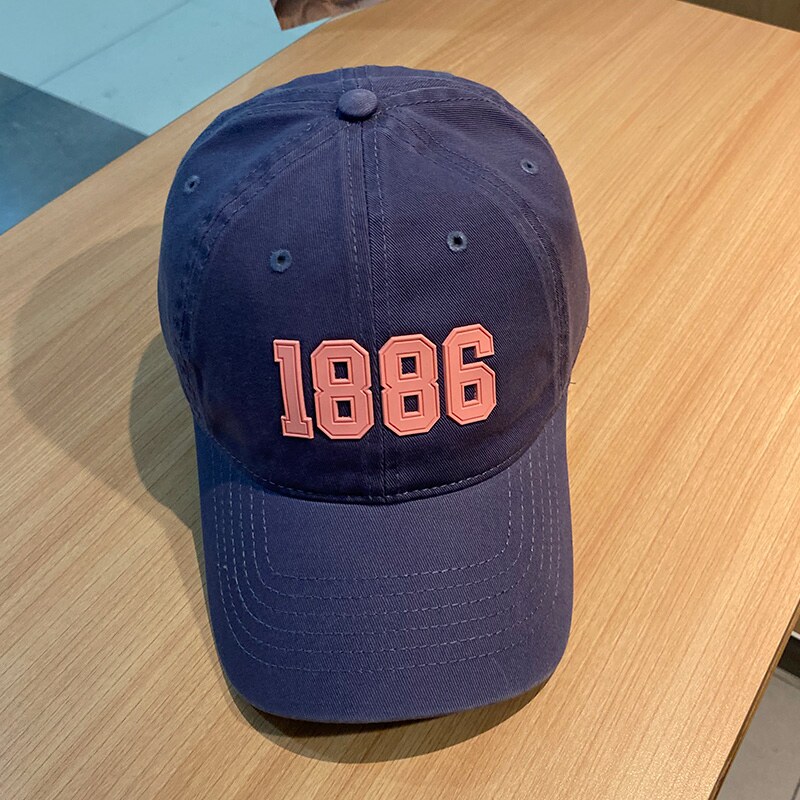 DILARA MAJE 번호 1886 남성과 여성을 위한 새로운 야구 모자 캐주얼 오리 모자 봄 여름 자외선 차단 모자
