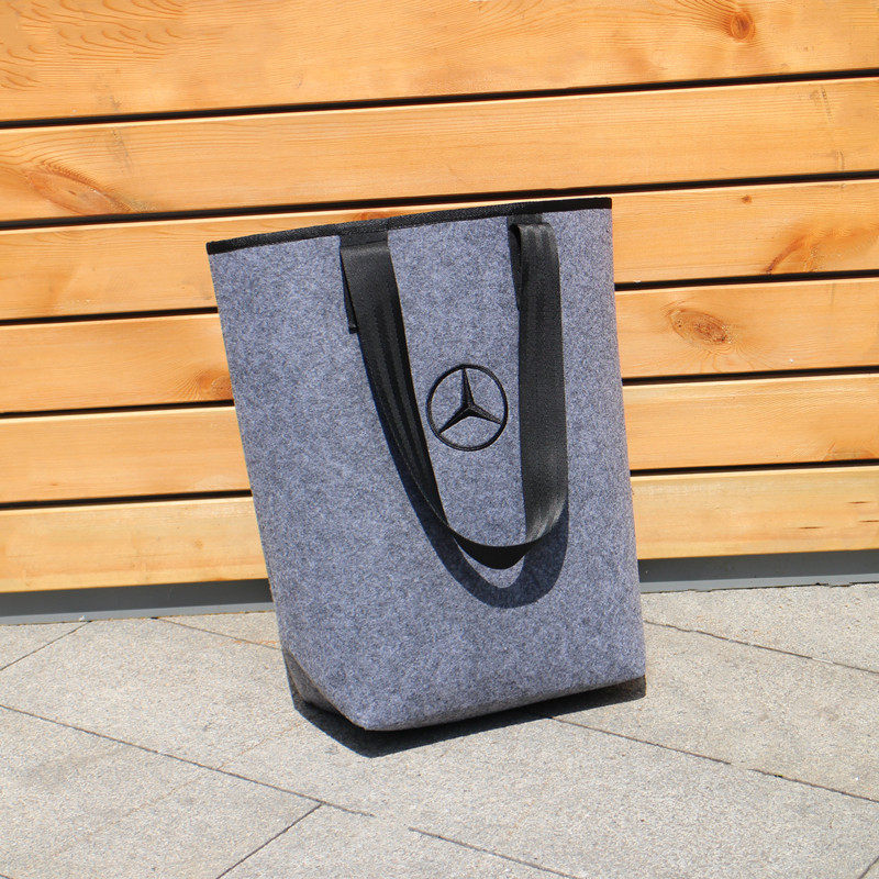 奔驰直筒简约大容量便携购物袋