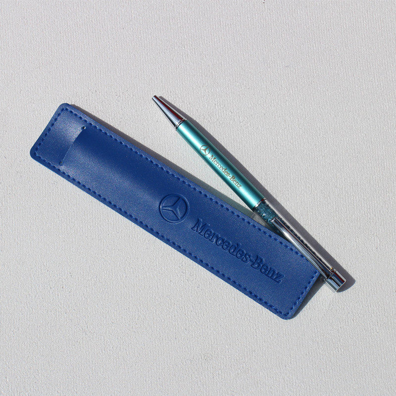 奔驰精品圆珠笔 商务书写黑色笔芯签字笔镶钻时尚创意礼品中性笔