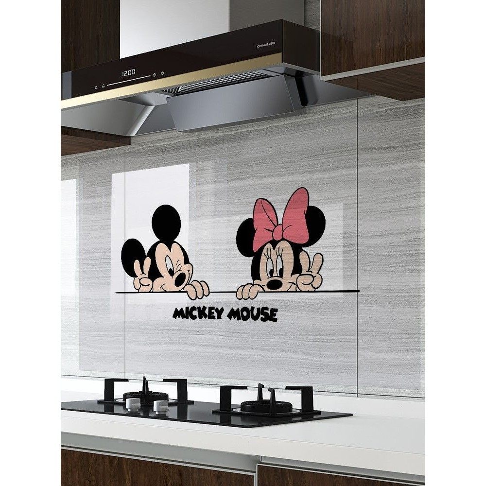 米奇厨房防油贴纸防火耐高温防水自粘可擦洗油烟机灶台用墙纸贴膜,家居饰品,瓷砖贴,淘宝优惠券,粉丝福利购,淘宝优惠卷