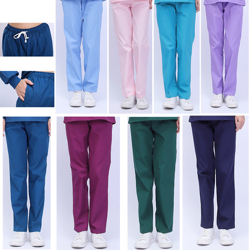 宝薇姿洗手衣裤子松紧腰加抽绳棉