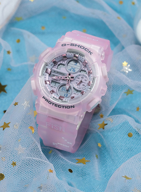 卡西欧手表女款gshock限量版国潮联名礼盒学生运动电子表GMA-S140