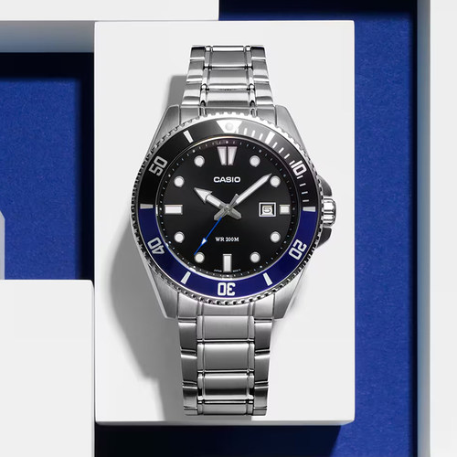 卡西欧男士指针商务石英表