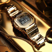 小金块银gshock40周年限量版 卡西欧手表男士 官方正品 运动GMWB5000