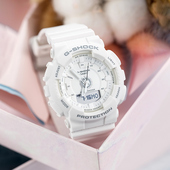 卡西欧运动手表女gshock时尚 石英白虎学生防水电子表礼物GMA S130