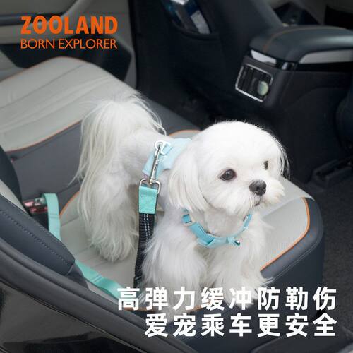 ZOOLAND车载牵引绳宠物狗汽车