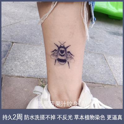 2张昆虫lovebug果汁纹身持久防水