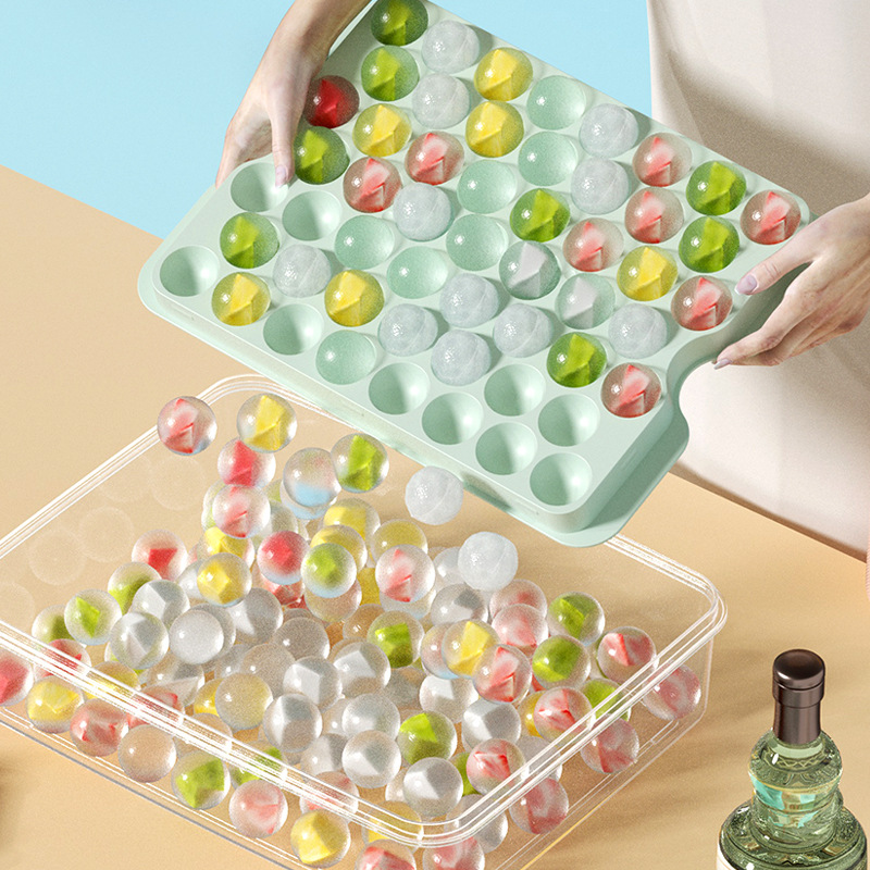 圆球冰格制冰盒冰箱冰块神器模具带盖家用密封食品级制冰储冰神器