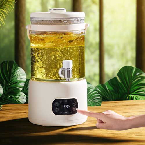 110V220V伏养生壶3L大容量煮茶器电烧水壶花茶桶带水龙头出口北美