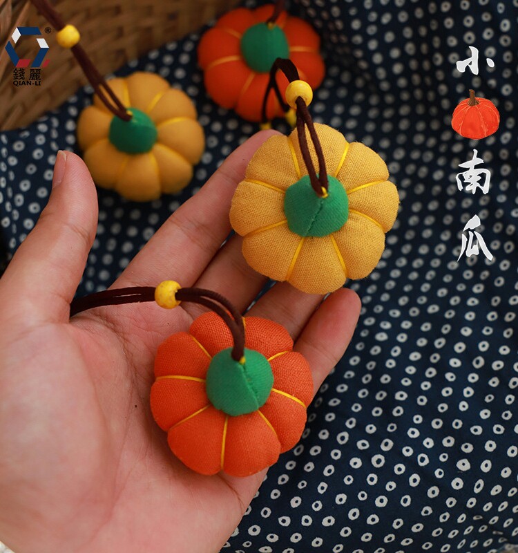 수제 DIY 향 주머니 재료 패키지 호박 향 주머니 자체 자수 지갑 반제품 뜸쑥 잎 모기 구충제 향 주머니 창의적이고 귀여운