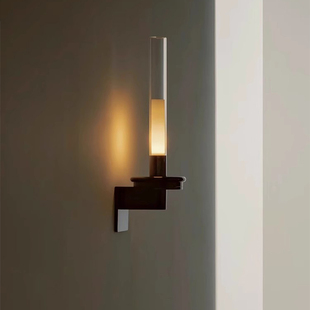 西班牙中古法式设计师复古烛台壁灯走廊书房床头灯可拆卸充电台灯