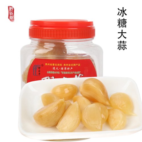 贵州遵义新鲜冰糖大蒜脆爽