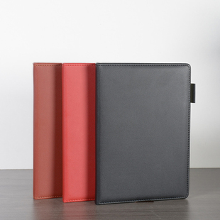 130张B5 A5硬皮面笔记本 12mm宽行距大格子工作笔记本学习记录本