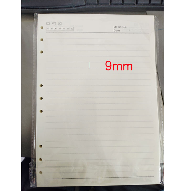 活页替芯9mm80克米黄色