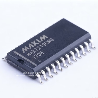 MAX7219CWG+T MAX7219CWG 封装SOIC-24 显示器驱动器