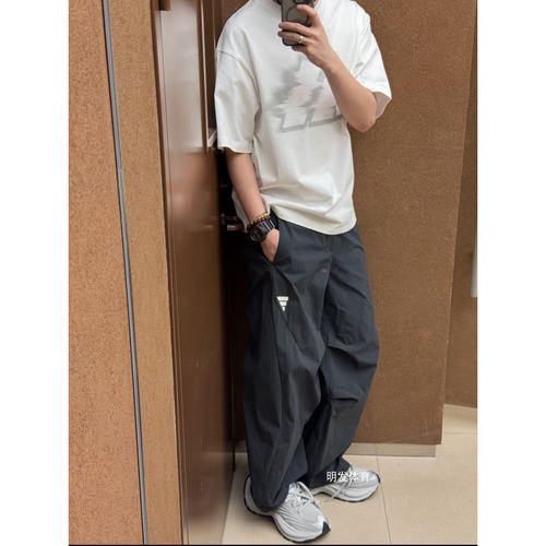 Adidas/阿迪达斯FOS户外运动宽松休闲伞兵裤KB4615 KB4617 JY8055